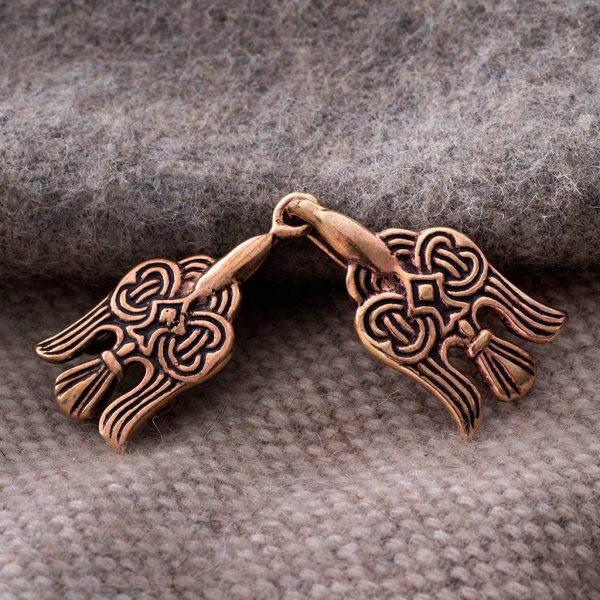 Raven Clasp, Small, Bronze Fashion