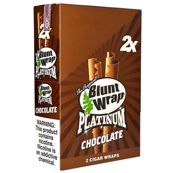 Blunt Wrap Chocolate Double Platinum Wraps on Sale - Image 3