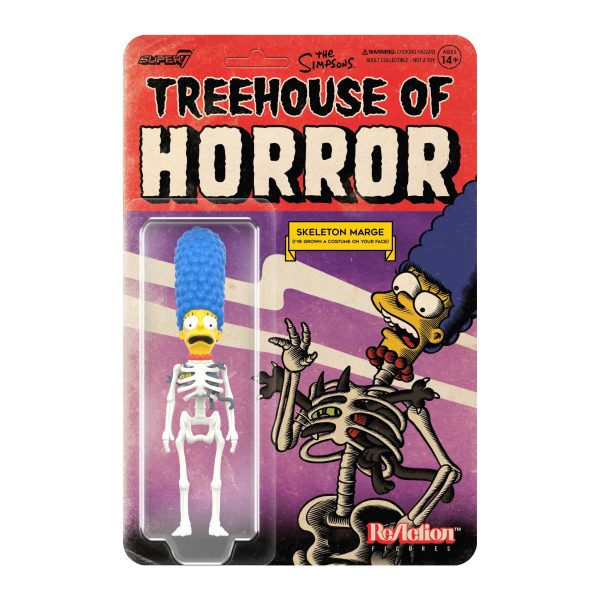 THE SIMPSONS REACTION WAVE 3  TREEHOUSE OF HORROR - SKELETON MARGE  FIGURE Online - Image 2