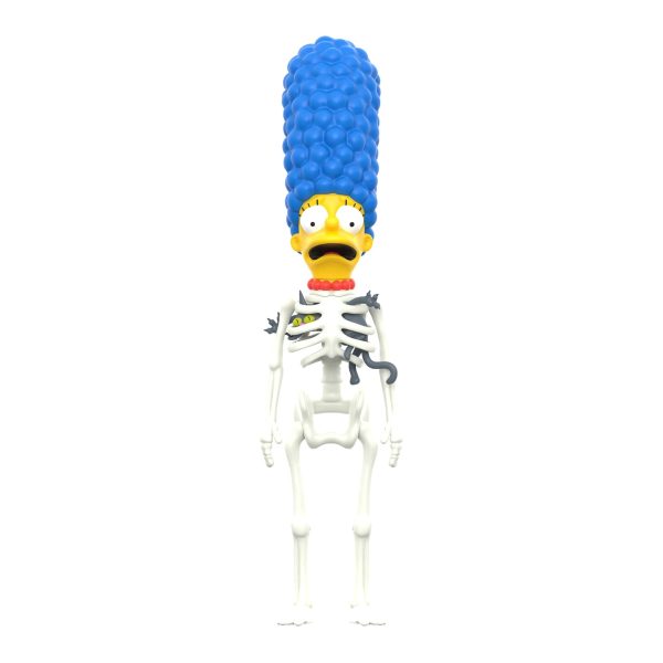 THE SIMPSONS REACTION WAVE 3  TREEHOUSE OF HORROR - SKELETON MARGE  FIGURE Online