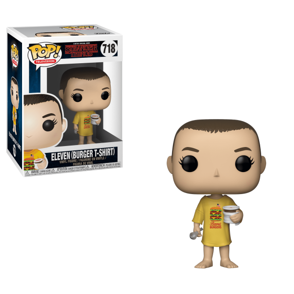 STRANGER THINGS ELEVEN IN BURGER T-SHIRT FUNKO POP! FIGURE For Cheap