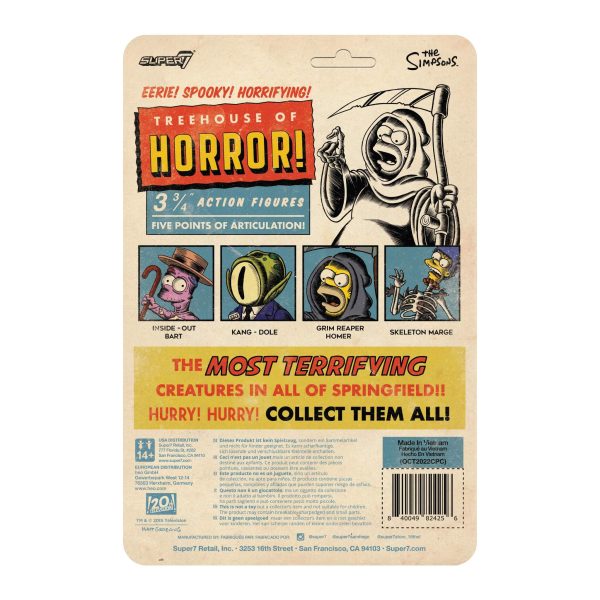 THE SIMPSONS REACTION WAVE 3  TREEHOUSE OF HORROR - SKELETON MARGE  FIGURE Online - Image 3
