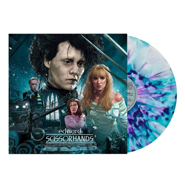 EDWARD SCISSORHANDS SOUNDTRACK LP (Deluxe Edition, Snow Dance Vinyl, Music by Danny Elfman) Online now